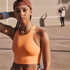 NWOT Free People Every Single Time Sports Bra Longline Racerback Halter XS/S